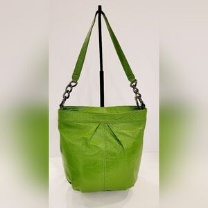 HOBO International  Lime Green Patent Leathet